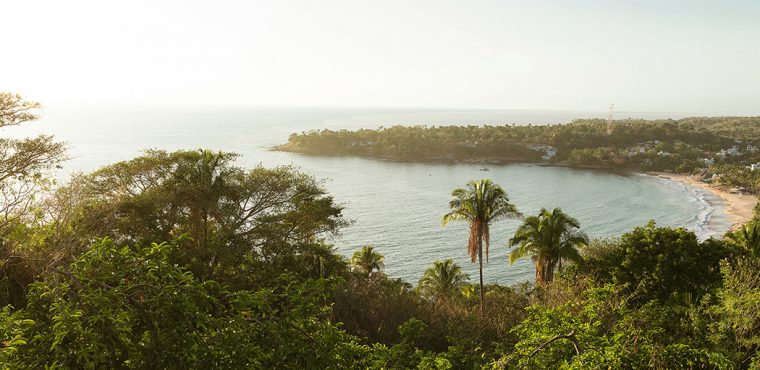 Bay in Chacala, Mexico